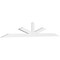 Ekena Millwork Saratoga Architectural Grade PVC Gable Bracket, 108"W x 18"H x 2"D x 4"F, 4/12 Pitch GBP108X18X0204SAR00 - alternate 1